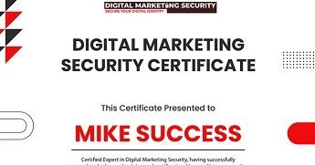 DIGITAL MARKETING SECURITY CERTIFICATION Top Digital Marketing Certificate 1